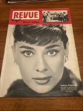 Alte Zeitschrift, Audrey Hepburn, 1955, Revue