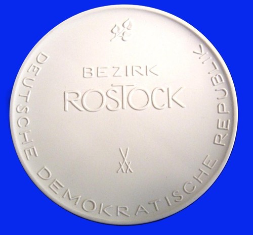 076 ddr porzellan medaille - 06,