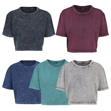 Damen T Shirt Bauchfrei Ladies