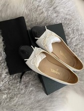 Original Chanel Ballerina Two Tone Schwarz Weiß mit Karton und Staubbeutel 