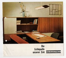 Prospekt IKA Electrica Lichtquellen unserer Zeit Lampen Leuchten 1965