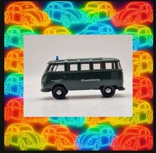 Brekina 1:87 VW T1 Samba Bus Bulli Wasserschutzpolizei Duisburg Einsatzleitung