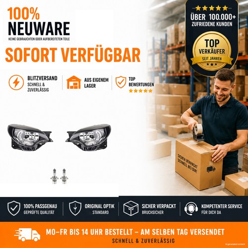 Scheinwerfer set halogen - set,