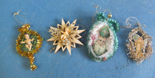 4 x alter Christbaumschmuck, sehr selten!