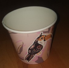 NEU Übertopf Blumentopf Bunt Tropical Nature Tukane