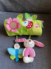 Haba Greifling Maxi Cosi Babyschale Kinderwagen Spiel Motorik Blume Hase Spiel