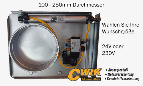 Pneumatischer absperrschieber - pneumatischer,