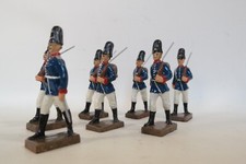 Lot Lineol Figuren Masse Preußen Soldat Gardeuniform ↥9cm  Hausser Elastolin