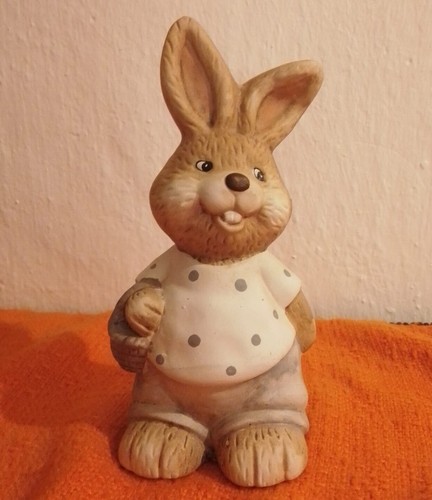 Deko hase mit korb 16cm - deko-hase, korb,