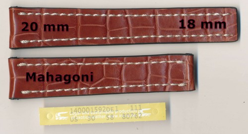 Echt alligator leder uhrenband - echt, alligator-leder-uhrenband
