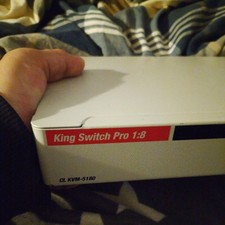 Claxan King Switch Pro CL KVM-5180 KVM Switch mit OSD