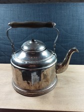 Wasserkessel 4 Liter Fa. Luko Holzgriff mit Deckel Kupferboden Vintage