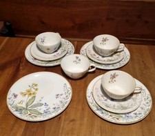 Krautheim Wiesengrund Bergeshöhn Demi Tasse Mocca Espresso Gedecke rar