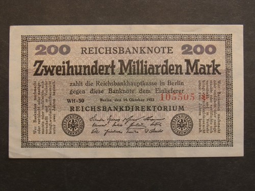 Alte geldschein 200 - 200, milliarden