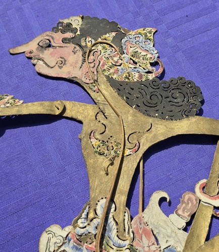 Antike wayang schattenfigur - wayang,