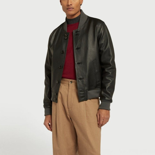 Herren schwarze lederjacke - herren,
