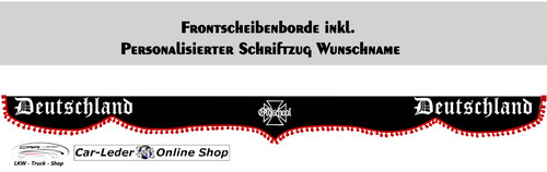 Lkw frontscheibenborde schwarz - frontscheibenborde,