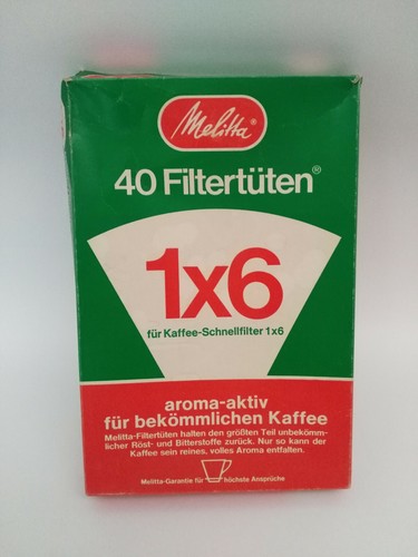 Melitta filtertüten 1x6 - melitta,