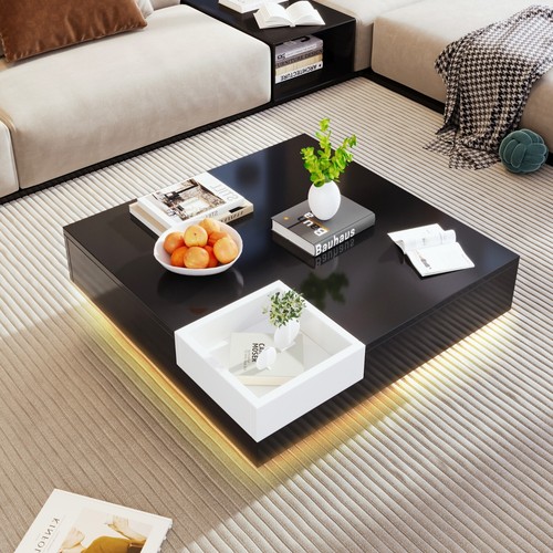 Modern led couchtisch - modern,