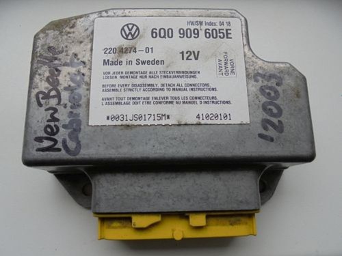 Steuergerät airbag 6q0909605e - airbag,