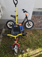 PUKY Dreirad  mit Schiebestange, Kippmulde   TOP  und Kettler Laufrad abzuholen.