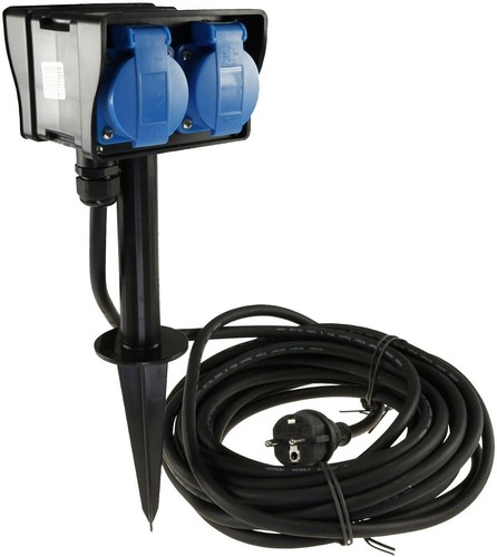 Fach gartensteckdose 2 - 4-fach,