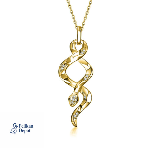 Tier halskette sterling - sterling, silber