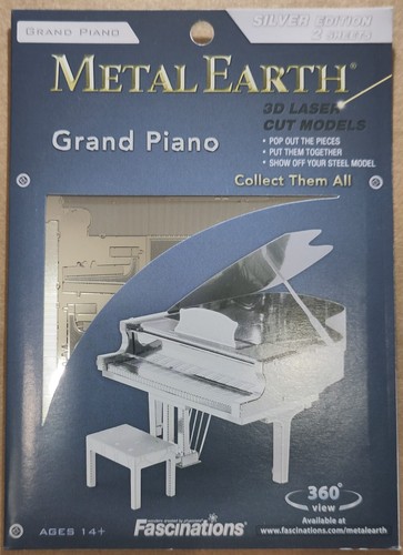 Metal earth grand piano - earth:,