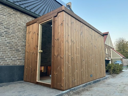 Thermo massivholz sauna - massivholz,