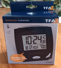 Sprechender Funkwecker von TFA Dostmann, NEU + OVP