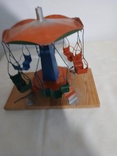 Kinderspielkarusell Blech handgefertigt DDR mit Fehlern