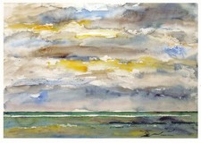 Postkarte: Hans-Jürgen Gaudeck - Wolken Meer