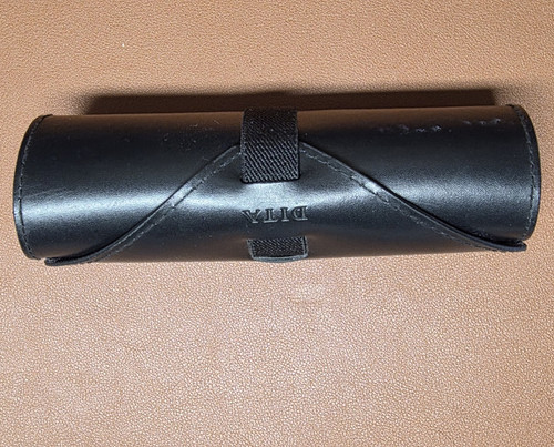 Dita etui aus - leder, schwarz