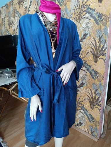 Türkis blau mantel bademantel - türkis,