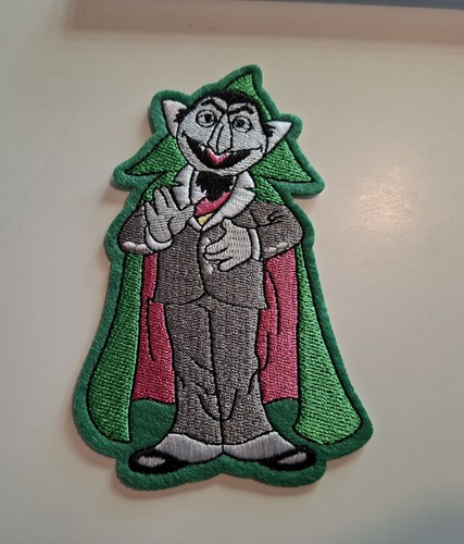 Graf zahl sesamstraße patch - zahl,