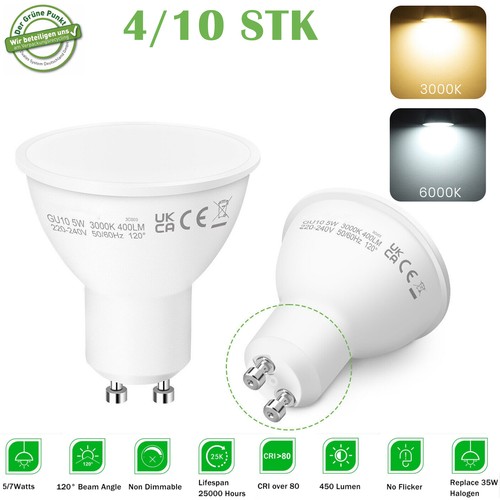 10x gu10 led - 4/10x,