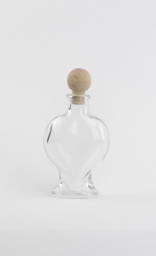 Glas flasche herz liter - flasche, 0,1