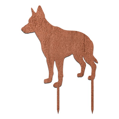 Gartenstecker hund fritz - hund,
