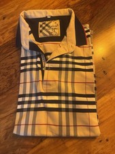 Burberry Style Herren Polo T-Shirt Gr L Neu Ohne Etikett