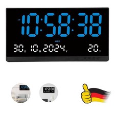 Grosse LED digital Wanduhr mit