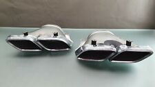 Org GLE Mercedes AMG W167 C167 X290 Auspuff Blende Set Chrom A00049018 A00049019