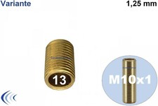 Gewinderohr M10x1 Messing 10