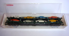 Fleischmann H0 5285-Autotransporter DDm d. DB + Ladung-TOP-OVP-car transporter