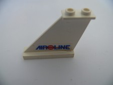 Lego 1 Heck 4x1x3 mit blauer Luftlinie & roter Kugel & Linie, linke Seite Set 6597 10159