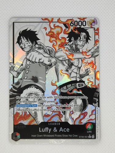 St30 001 luffy ace leader - &,