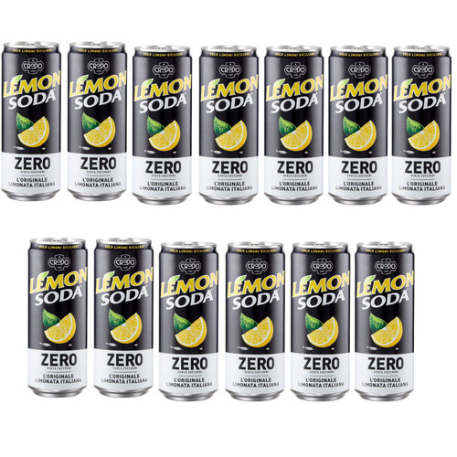 Lemon soda zero - lemon,