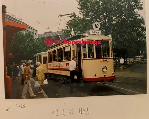 Straßenbahn hannover 1992 - straßenbahn,