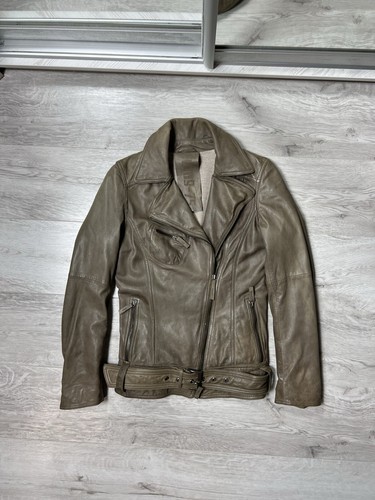 Gms leder biker jacke - biker, damen