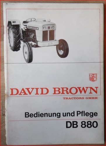 David brown schlepper 880 - brown, db