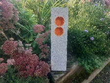 Gartensteckdose Granit Stele